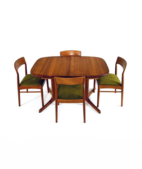 Image 1 of Table de salle à manger extensible en teck, Dyrlund '70s