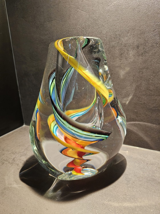 Vaso speciale pesante in Arte in vetro vintage – stile Murano – 4 a 5 kg – Glass (photo 6 of 15)