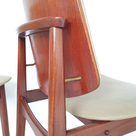 Image 1 of 5 vintage Arne Hovmand Olsen stoelen