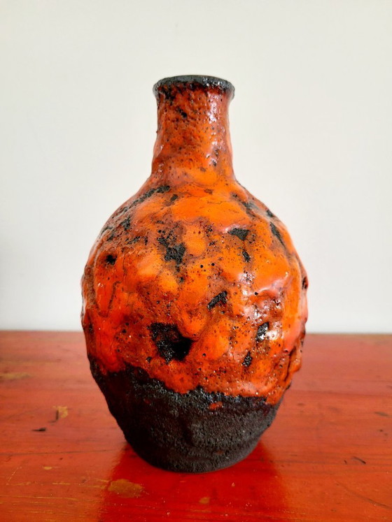 Image 1 of Rare Vintage Marei 4100 Vase – Fat Lava – 1970s – Brutalist