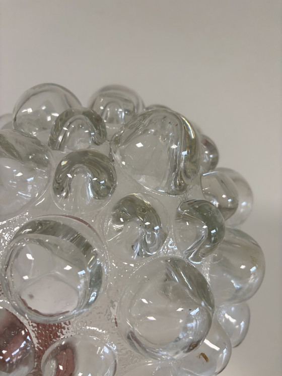 Image 1 of Lampada originale in vetro a bolle degli anni '70