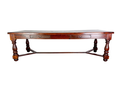 Table de salle à manger rustique 260cm de long en bois antique Table de campagne