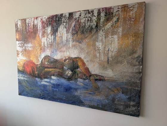 Woman on the ground – Paintings & Drawings, Canvas (photo 3 of 5)