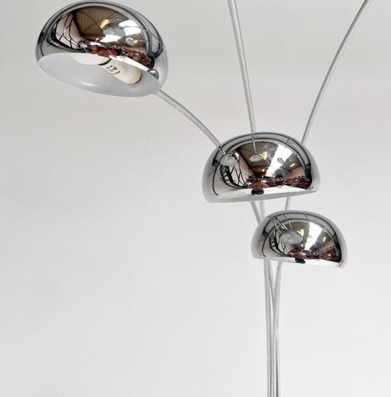 Image 1 of XL booglamp van WOFI Leuchten uit de 1970’s 