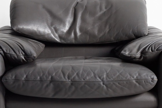 Image 1 of Cassina Maralunga 1 zit Vico Magistretti leder