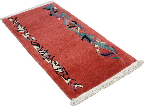 Image 1 of Tapis moderne design Nepal 142 x 74 cm