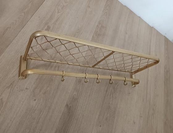 Fifties string coat rack – Metal, Textile (photo 5 of 8)