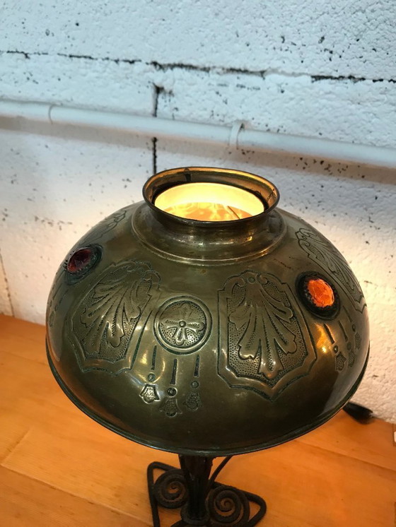 Image 1 of Antieke Art Nouveau lamp