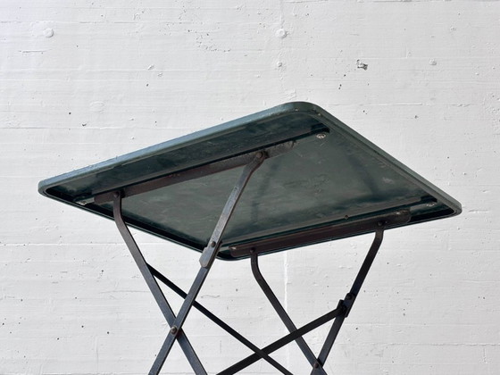 Image 1 of Folding metal garden tables, 1950s