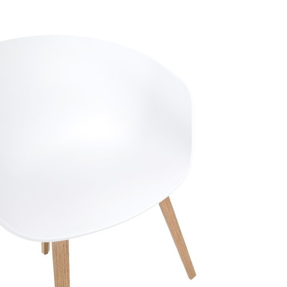 Image 1 of Set van 4 Hay AAC 22 fauteuils, ontwerp van Hee Welling, wit