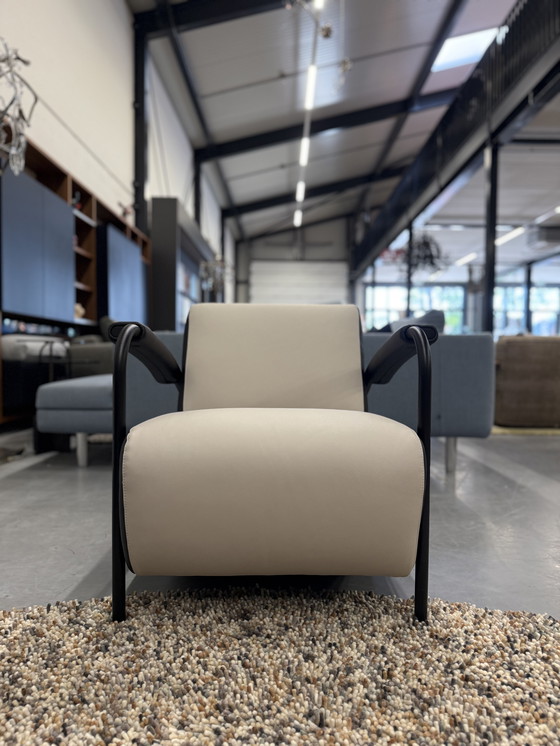 Image 1 of 2 Leolux Scylla Sessel Schwarz Chuchubi Leder Stühle