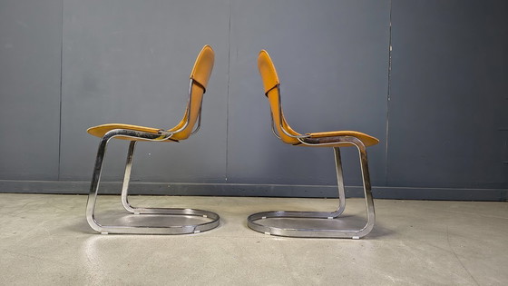 Image 1 of Vintage eetkamerstoelen van Cidue, set van 6, jaren 70