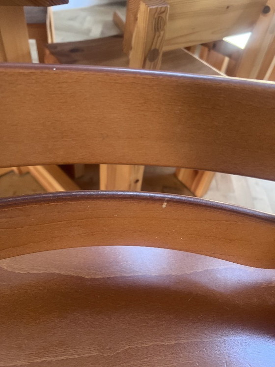 Image 1 of Chaise haute / chaise haute réglable en bois Stokke Tripp Trapp