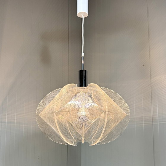 Suspension Swag de Paul Secon, Sompex années 1960, Plexiglas, Transparent (photo 13 sur 14)