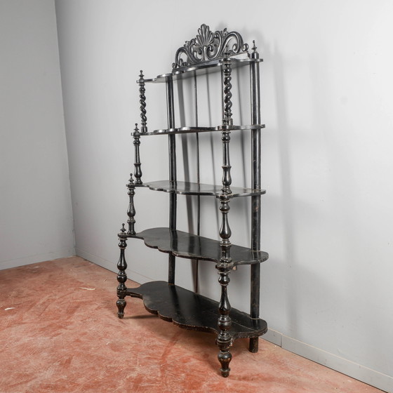 19th Century Étagère Bookcase with Open Shelves – Shelving unit, Klassiek (photo 7 of 39)