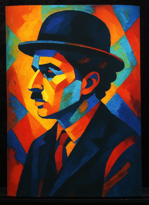 Moccha, Karmen - Charlie Chaplin - Giclée/Hahnemühle - Signé à la main