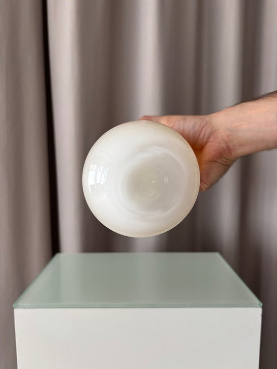 Vaso Cilindrico, Vetro Crema e Giallo, Vasi, Modern (foto 4 di 8)
