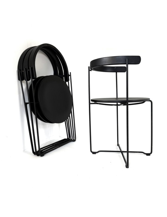 Image 1 of Silla plegable de diseño 4x 'Soley', Kusch & Co '80