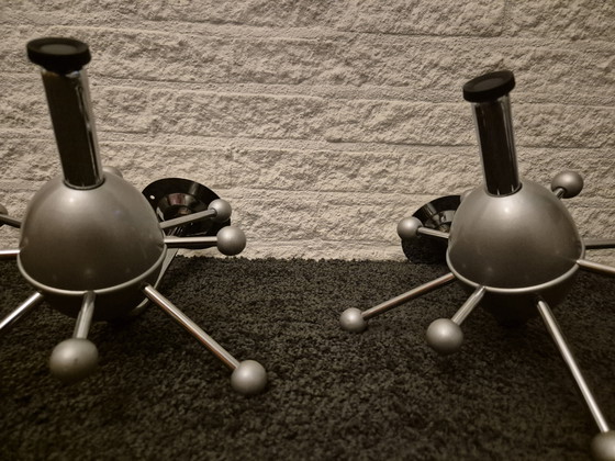 Image 1 of Spoetnik,sputnik kapstok, metallic, zilver-grijs