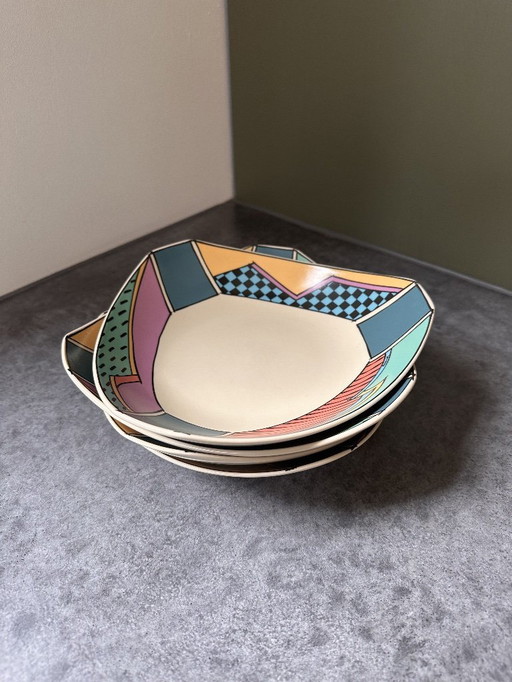 4x piatti fondi Dorothy Hafner Rosenthal