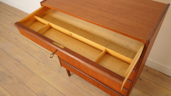 Image 1 of Commode vintage danoise | Teck | 6 tiroirs | 103 cm