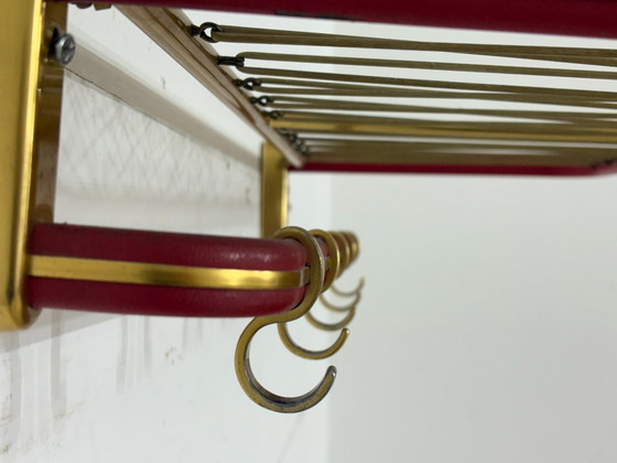 Image 1 of Design uit het midden van de vorige eeuw / stijlvolle wandkapstok / jaren 60 / vintage kledingstandaard