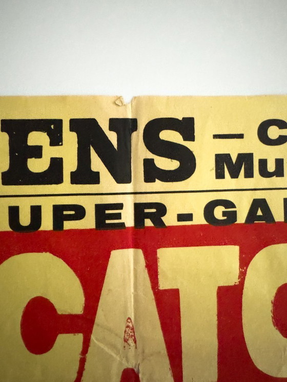 Image 1 of CATCH Cartel original de lucha libre francesa – Serigrafía – 1961 – 60,00 × 40,00 cm – Serigrafía