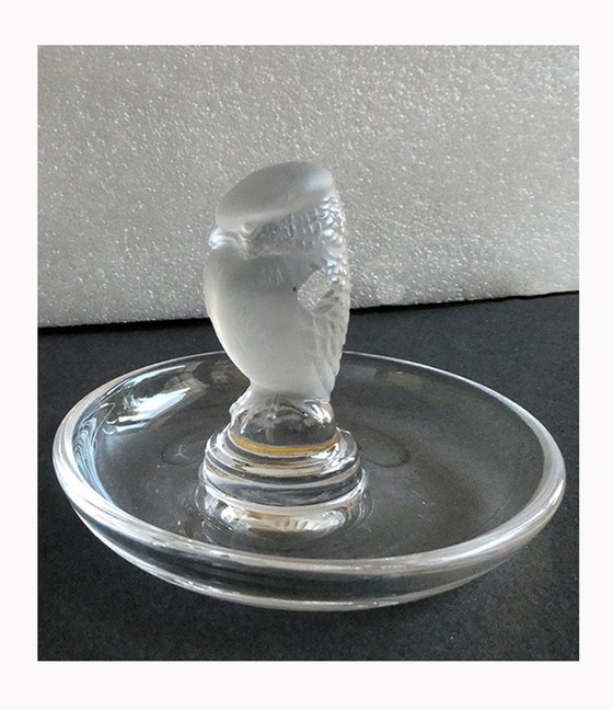 Petit Faucon, Coupelle à Bagues, Cristal, Lalique, France années 1970 – Objets déco, Glass (photo 6 of 6)