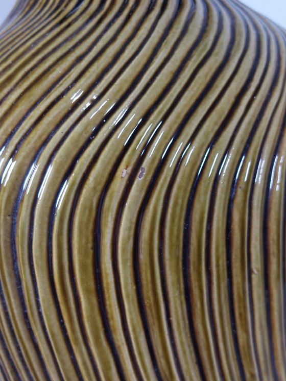 Image 1 of Grande vaso vintage giallo, Carstens Keramik, Tönnieshof, Germania Ovest, anni '70