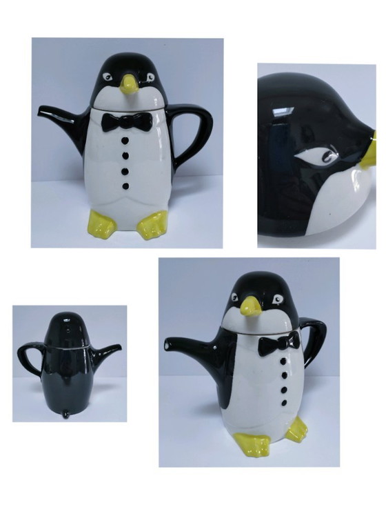 Image 1 of P&K earthenware penguin teapot from the 70s