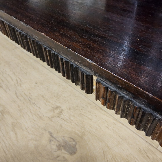 Image 1 of Buffet style Amsterdam School (J.Th Drilling Jr), meuble Art déco (Pays-Bas), boiseries en palissandre
