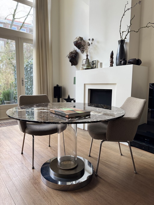 ROMEO REGA PIEDESTALS DINING TABLE