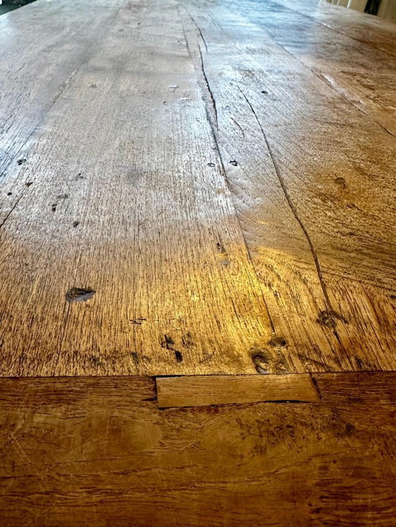 Image 1 of Robust wooden dining table