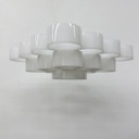 Mid Century Lucite Cirkels Plafondlamp, 1970