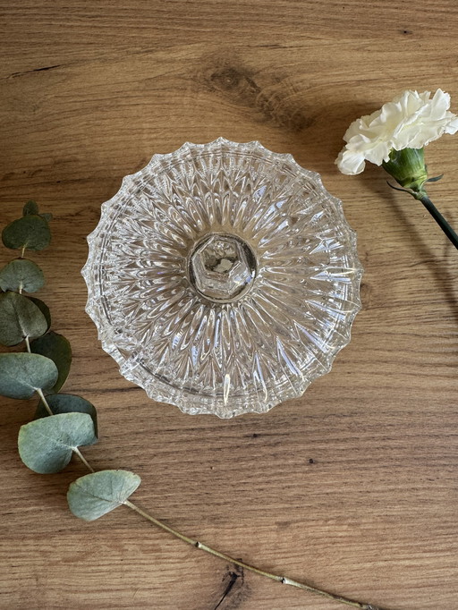 Sucrier vintage cristal 