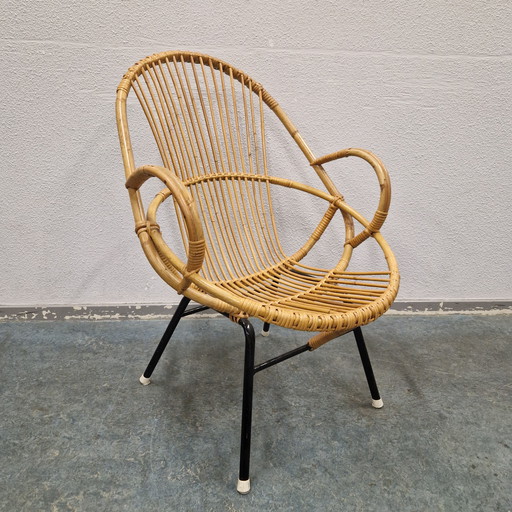 Vintage Bamboo Armchair