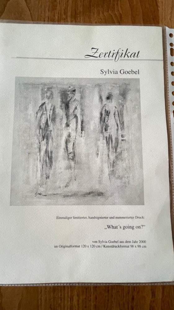 Image 1 of Beautiful lithograph by Sylvia Goebels