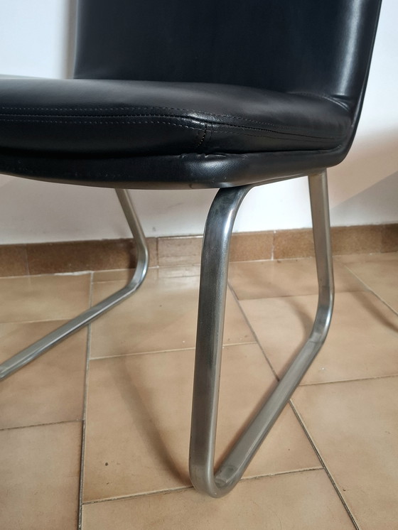 Image 1 of Ensemble de deux fauteuils en cuir des années 70