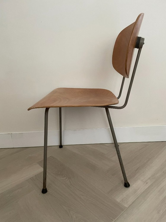 Image 1 of set van 6 stoelen Gispen 116