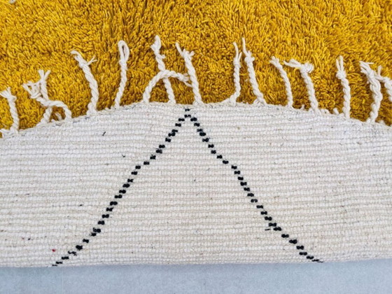 Image 1 of Round Beni ourain rug 1.5X1.5m - New Berber design Hand-Knotted Moroccan wool rug - berber carpet - FREE SHIPPING
