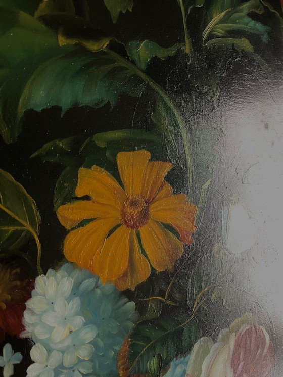 Image 1 of Pintura de bodegón de flores