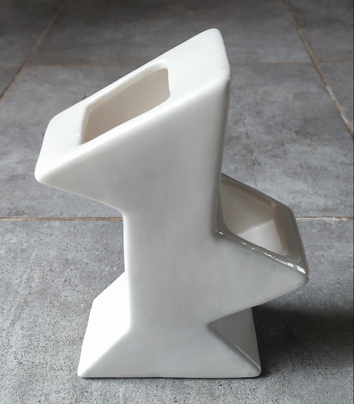 Art Deco ceramic double vase