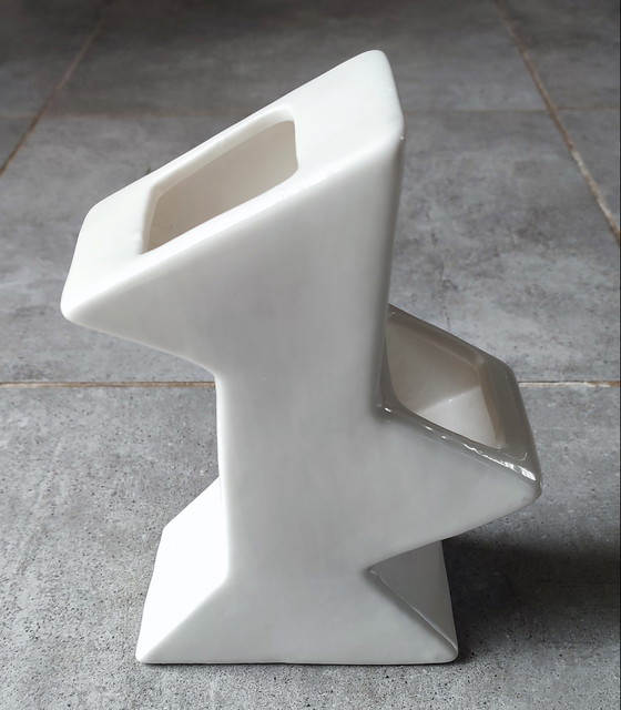 Image 1 of Art Deco ceramic double vase