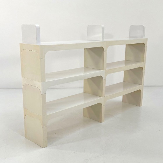 Image 1 of Witte modulaire plank van Olaf Von Bohr voor Kartell, jaren 70