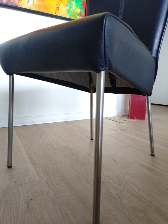 Lederen Eettafel Stoelen (6 stuks) – Eetkamerstoelen, Leather (photo 5 of 5)
