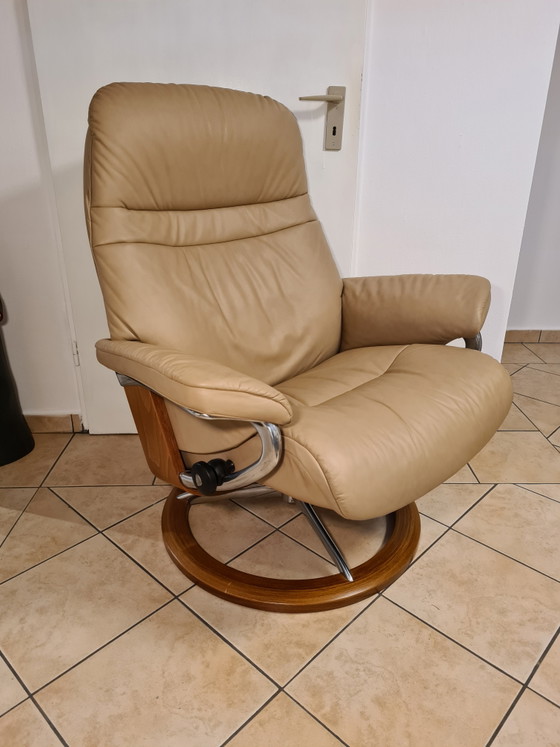 Image 1 of Stressless Relaxsessel Sunrise (L) Ledersessel Signature Neu