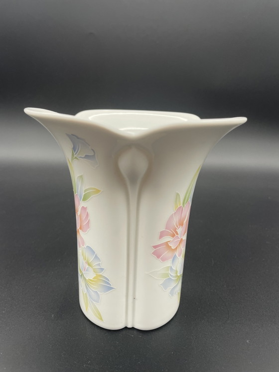 Arzberg Porcelain Vase in Flower Shape – Pastel Floral Decor – 13.5 cm (photo 5 of 7)