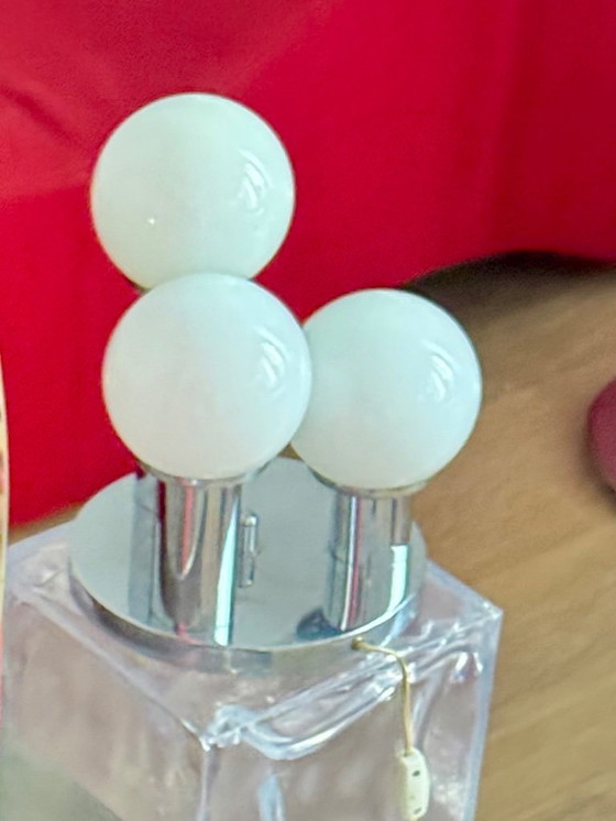 Image 1 of Vintage MCM Chrome Table Lamp, 1970s, Spain 