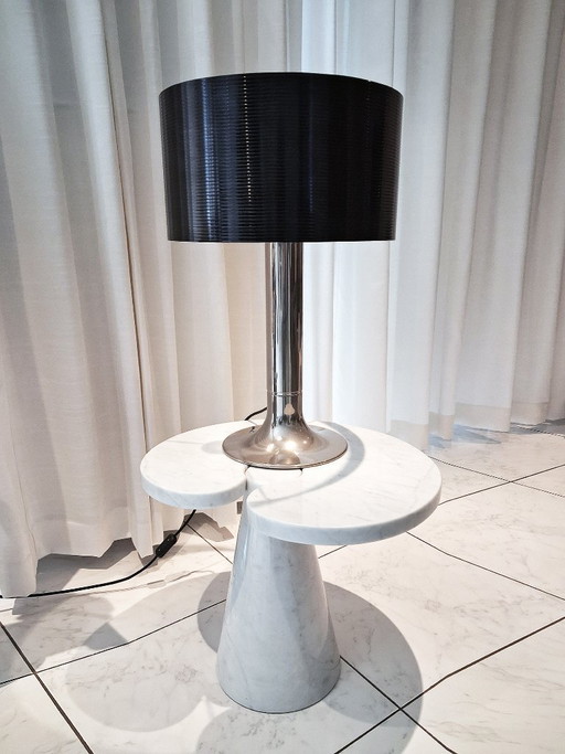 table lamp vintage design nickel-plated