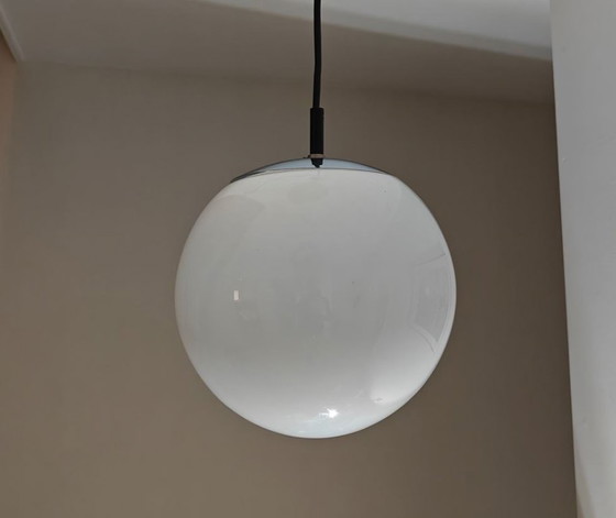 Image 1 of Raak hanglamp ochtendnevel "morning dew" type B1152 jaren 70